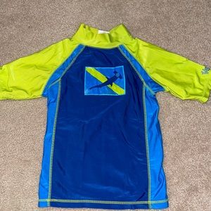 Boys Size 7 Rash Guard Swim Top